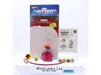 Orko W/12 CARDBACK & TRICK Complete He-Man Masters of the Universe Mattel 1983