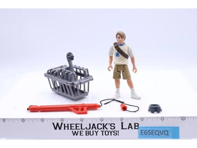 Tim Murphy w/Retracting Snare 100% Complete Jurassic Park 1993 Kenner Figure