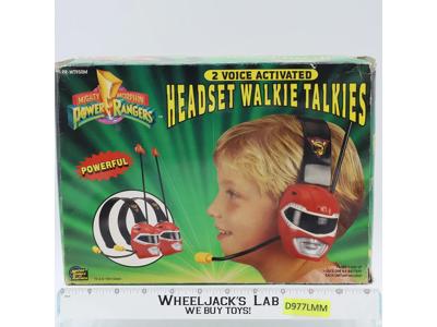 Headset Walkie Talkies WORKS Mighty Morphin Power Rangers 1994 Micro Games