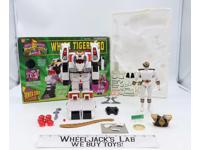 White Tigerzord + White Ranger COMPLETE Power Rangers 1994 Bandai NEW MIB Unused
