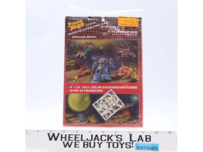 Ultimate Doom Presto Magix Transfers Transformers 1985 Hasbro NEW SEALED