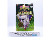 White Ninja Ranger 100% Complete Power Rangers 1995 Bandai Action Figure