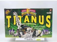 Titanus Carrier Zord Complete Mighty Morphin Power Rangers 1993 Bandai Figure