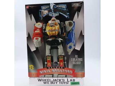 Deluxe Ninja Megazord 100% Complete W/ BOX & INSERT Power Rangers The Movie 1995