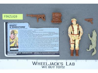 Dusty & Sandstorm V3 100% Complete 1991 G.I. Joe Hasbro Vintage Action Figure