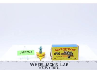 Honda Motorcycle & Trailer 38 W Original Box Lesney Matchbox 1960's England