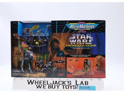 #65815 Chewbacca / Endor Star Wars Micro Machines 1994 Galoob Playset NEW SEALED