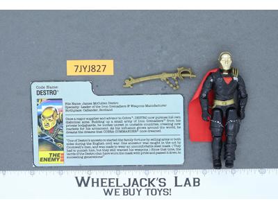 Destro V1 100% Complete G.I. Joe 1983 Hasbro Vintage Action Figure