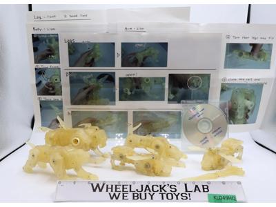 Voltron Lion Force Prototype Hardcopy Action Figure Set W/ CD