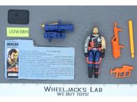 Mercer V2 100% Complete 1991 G.I. Joe Hasbro Vintage Action Figure