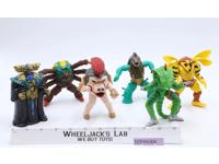Lot of 6 Evil Space Aliens Mighty Morphin Power Rangers Bandai Figures
