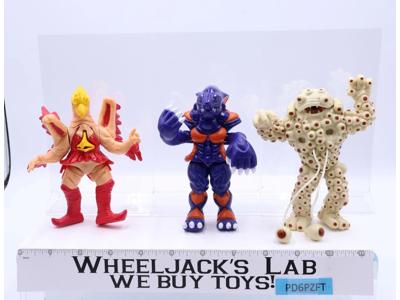 Lot of 3 Evil Space Aliens Mighty Morphin Power Rangers Bandai Figures
