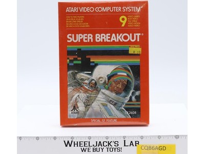 Super Breakout Atari 2600 1987 NEW SEALED Video Game Cartridge