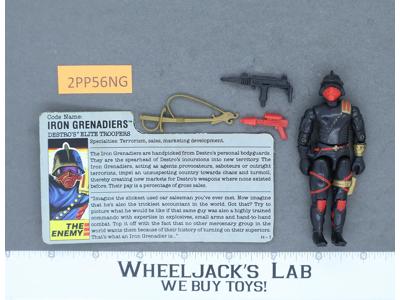 Iron Grenadiers V1 100% Complete G.I. Joe 1988 Hasbro Vintage Action Figure