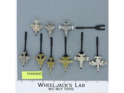 Lot of 9 Vintage USA Airforce F-14 Mi-21 Military Micro Jets Galoob Various