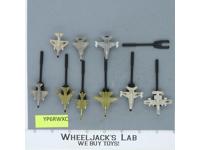 Lot of 9 Vintage USA Airforce F-14 Mi-21 Military Micro Jets Galoob Various