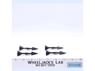 Cobra Rattler Black Missiles x4 1984 GI Joe Hasbro Vintage Vehicle