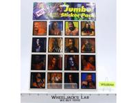 WCW/NWO 16 Jumbo Sticker Pack MOSC NEW 1998 Vintage