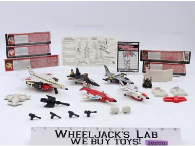 Superion Aerialbots Set 100% Complete Vintage 1986 G1 Transformers Hasbro