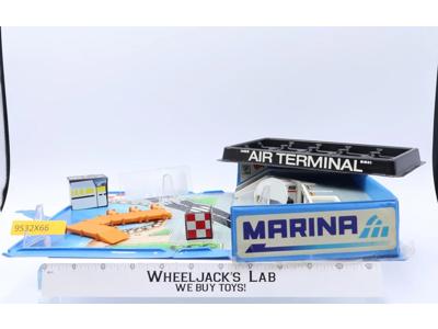 Blue Airport Marina Playset Complete Micro Machines 1988 Galoob Case