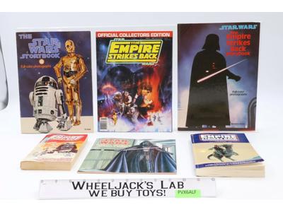 Lot of 16 Magazines & Books Star Wars ESB ROTJ 1980s Kenner Vintage Books