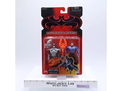 Battle Gear Bruce Wayne DC Comics Batman & Robin 1997 Kenner Figure NEW SEALED