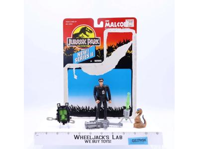 Ian Malcolm w/ Launching Tranq Missile Dart Series 2 Jurassic Park 1993 Kenner