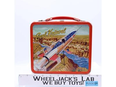 Evel Knievel Metal Lunchbox 1974 Aladdin Industries Vintage