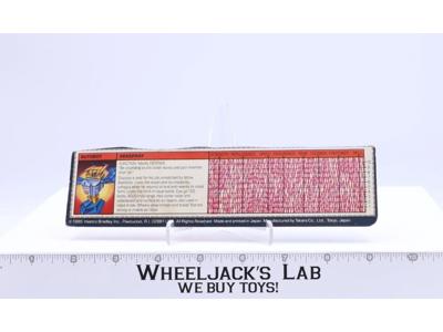 Seaspray Action Figure Tech Spec 1985 Vintage Hasbro G1 Transformers