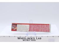 Powerglide Action Figure Tech Specs 1985 Vintage Hasbro G1 Transformers