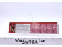 Slag Action Figure Tech Spec 1985 Vintage Hasbro G1 Transformers