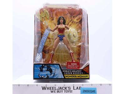 Wonder Woman DC Universe World's Greatest Super Heroes 2008 Mattel NEW SEALED