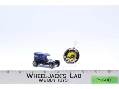 Paddy Wagon Dark Blue 1969 Hot Wheels Mattel Redlines Vintage RL w/ Button NICE!