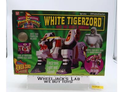 White Tigerzord + White Ranger Power Rangers 1994 Bandai Action Figure