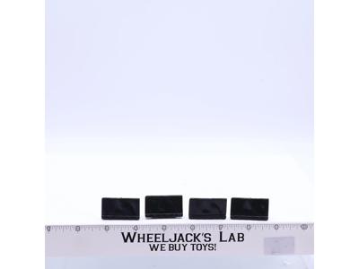 Mauler MBT Tank Mud Flap Set of 4 1985 GI Joe Hasbro Vintage Figure Vehicle