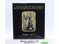 Boba Fett Collectible Bust Star Wars 2003 Gentle Giant 6" Statue NEW MIB