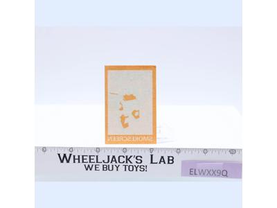 Smokescreen Reflect In the Dark Iron On Patch G1 Transformers 1986 Hasbro