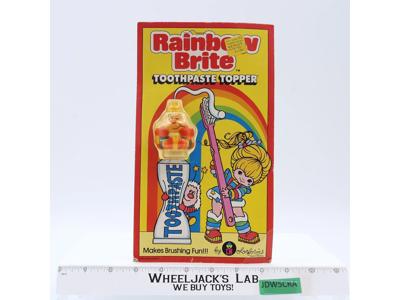 Twink Toothpaste Topper #3603 Rainbow Brite Colorforms 1980s Vintage MOSC