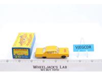 Taxi-Cab Matchbox Series 20 Lesney 1960's Made In England Orange w/ Original Box