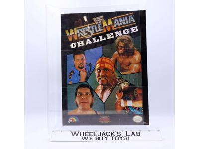 WWF Nintendo WrestleMania Challenge Poster 1990 Hulk Hogan Video Game Flyer
