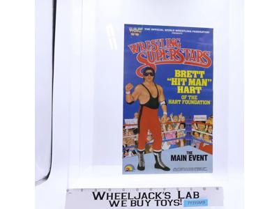 Brett "Hit Man" Hart 12 x 7.5 Original Poster WWF LJN Wrestling Vintage