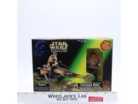 Speeder Bike W/ Luke Star Wars POTF 1996 Kenner Action Figure Vehicle NEW MIB