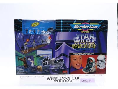 #65814 Stormtrooper / Death Star Star Wars Micro Machines Galoob Playset NEW MIB