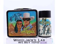 The Legend of the Lone Ranger Metal Lunchbox w/ Thermos 1980 Aladdin Vintage