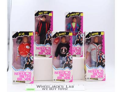 Lot of 5 New Kids on the Block NKOTB Fashion Figures 1990 Hasbro NEW SEALED