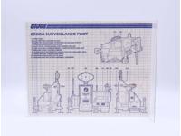 Cobra Surveillance Port 1985 ORIGINAL Instructions / Blueprints G.I. Joe