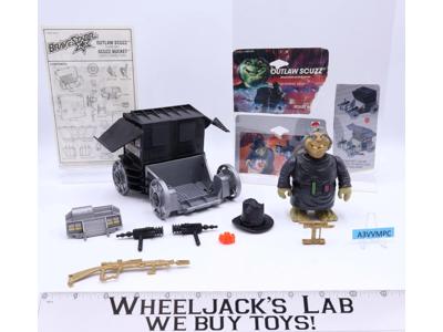 Outlaw Skuzz W/ Bucket Wagon 100% Complete BraveStarr 1986 Mattel Action Figure