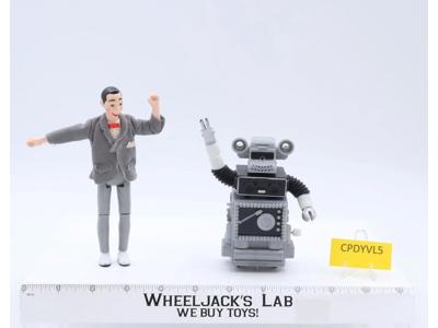 Lot of 2 Pee Wee Herman Action Figures Pee Wee's Playhouse 1988 Matchbox Vintage