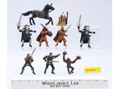 Lot of 9 W.I.L.L.O.W. Willow Action Figures 1988 Tonka 3"