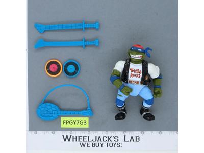 Classic Rocker Leo 100% Complete Teenage Mutant Ninja Turtle TMNT 1991 Playmates